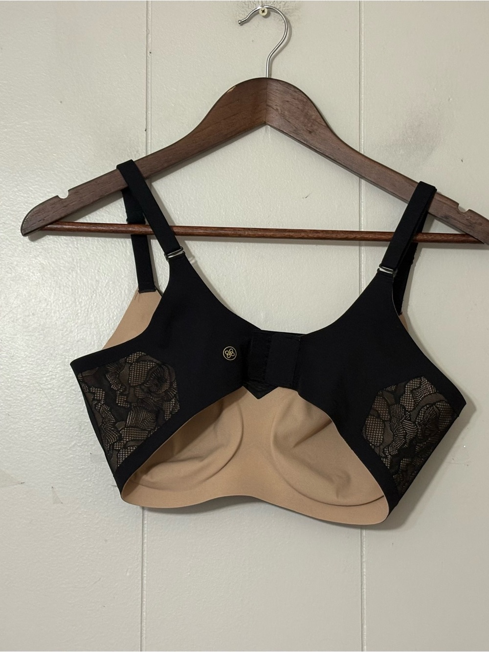 Honeylove LiftWear Crossover Wireless Bra Black Sculpting Comfort Size M - Picture 3 of 5